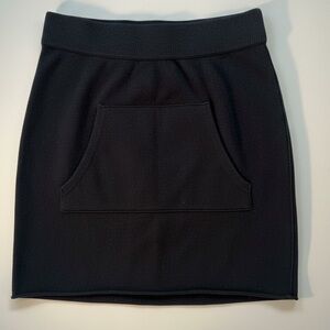 Philanthropy Black Knit Mini Skirt Size S